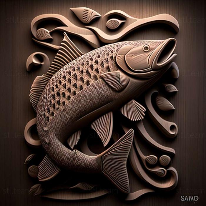 3D model Sabao fish (STL)